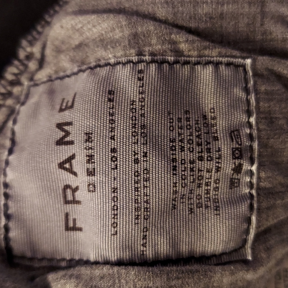 FRAME Maternity Jeans size 29 black skinny jeans